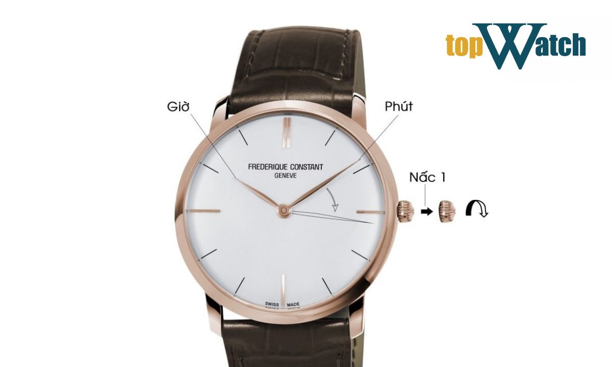cách chỉnh ngày giờ đồng hồ cơ