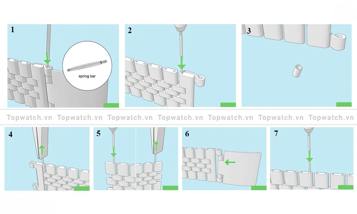 cách tháo mắt chân tròn hoặc dẹt