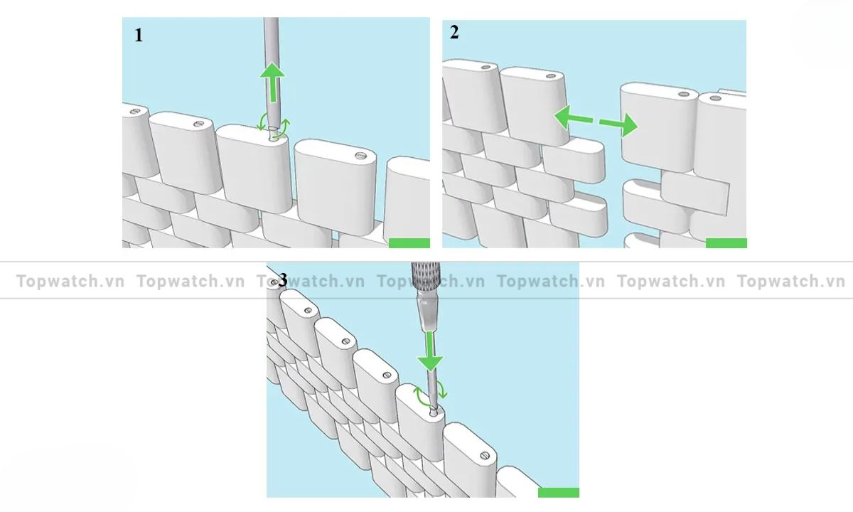 cách tháo mắt chân vịt