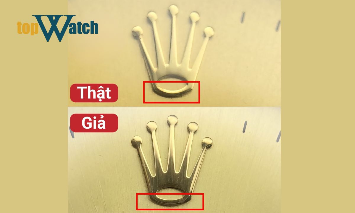 check logo vương miện rolex