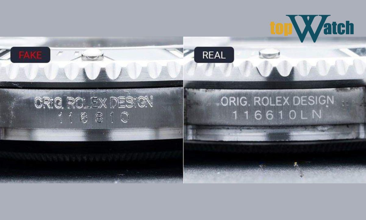 check thông số rolex trên khung vỏ