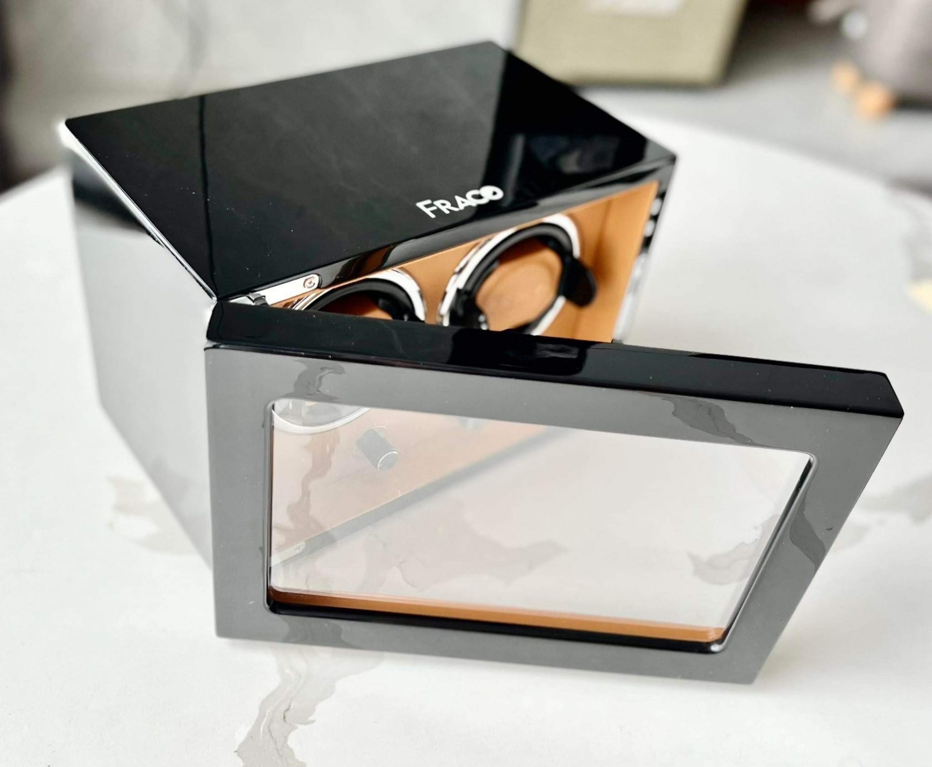 Hộp Xoay Đồng Hồ Fraco X200 Brown (2 xoay) Hộp Xoay Đồng Hồ Fraco X200 Brown (2 xoay) - Ảnh 9