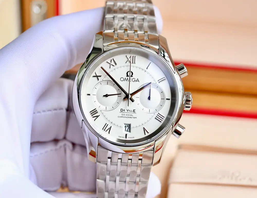 Đồng Hồ Omega De Ville Co-Axial Chronograph 431.10.42.51.02.001 (43110425102001) Đồng Hồ Omega De Ville Co-Axial Chronograph 431.10.42.51.02.001 (43110425102001) - Ảnh 2