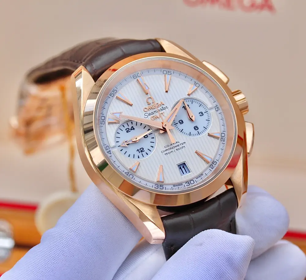 Đồng Hồ Omega Seamaster Aqua Terra Co-Axial GMT Chronograph 231.53.43.52.02.001 (23153435202001) Đồng Hồ Omega Seamaster Aqua Terra Co-Axial GMT Chronograph 231.53.43.52.02.001 (23153435202001) - Ảnh 7