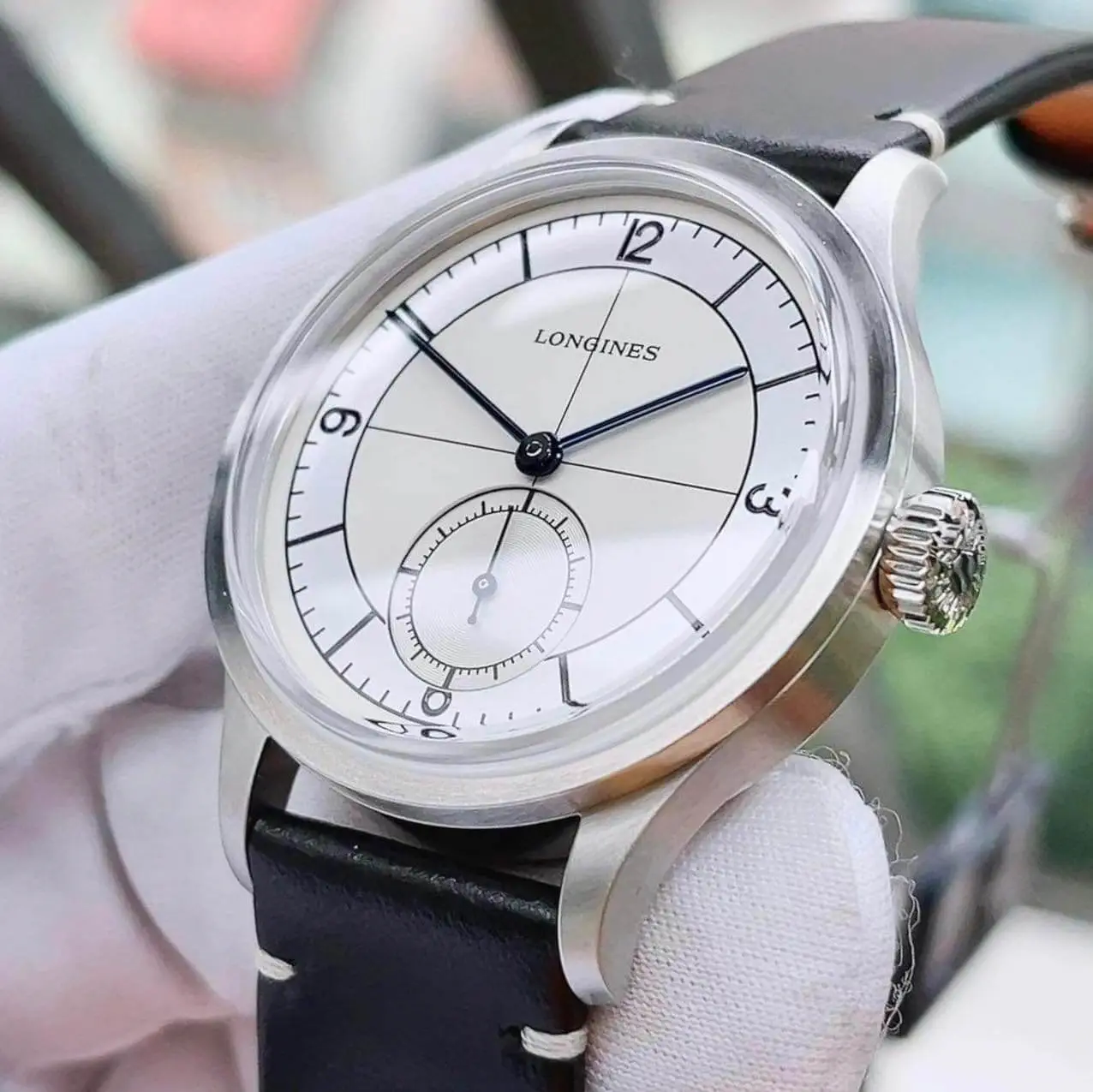 Đồng Hồ Longines Heritage Classic Sector Dial L2.828.4.73.0 (L28284730) Đồng Hồ Longines Heritage Classic Sector Dial L2.828.4.73.0 (L28284730) - Ảnh 4