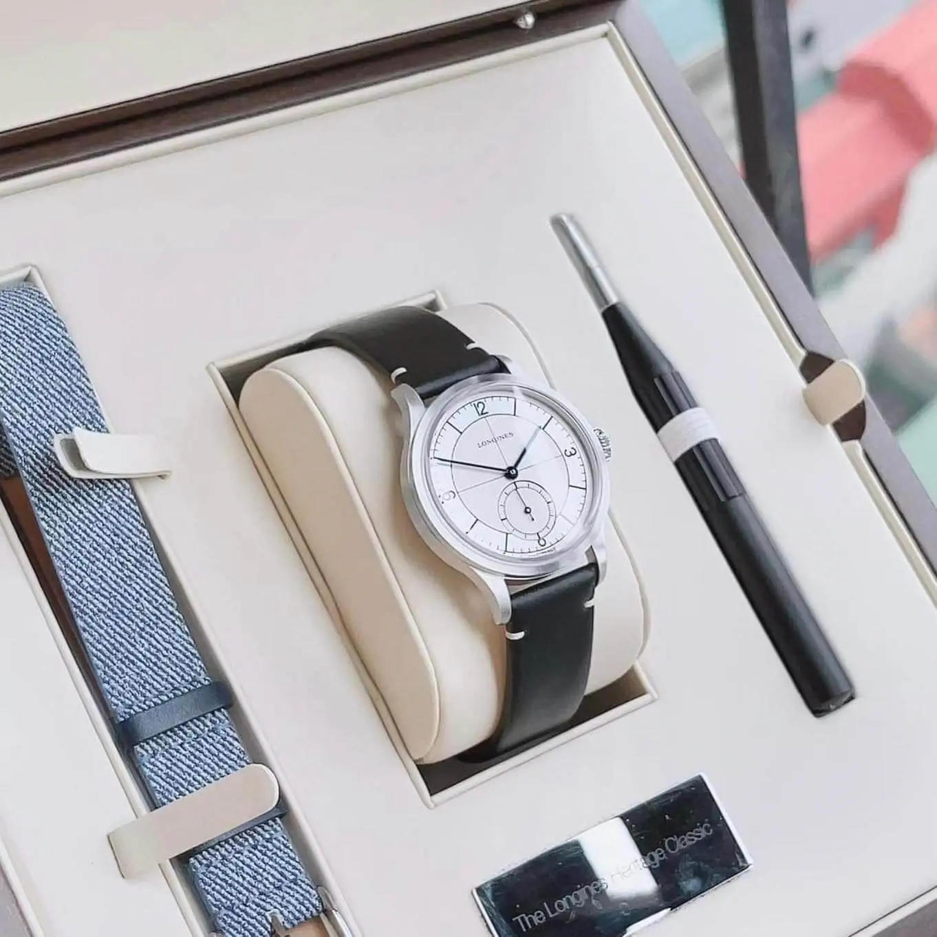 Đồng Hồ Longines Heritage Classic Sector Dial L2.828.4.73.0 (L28284730) Đồng Hồ Longines Heritage Classic Sector Dial L2.828.4.73.0 (L28284730) - Ảnh 8