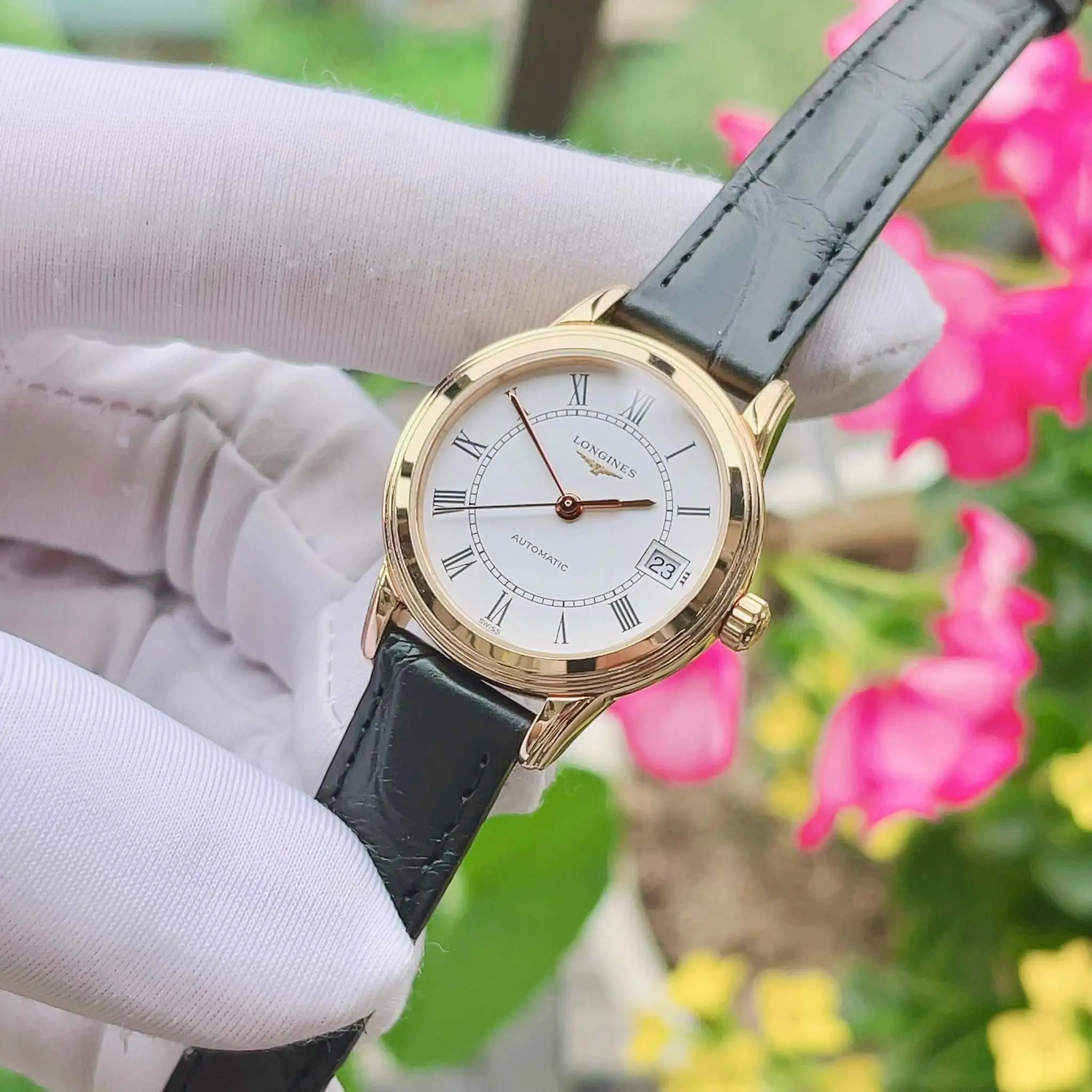 Đồng Hồ Longines Flagship L4.274.8.21.2 (L42748212) Đồng Hồ Longines Flagship L4.274.8.21.2 (L42748212) - Ảnh 4