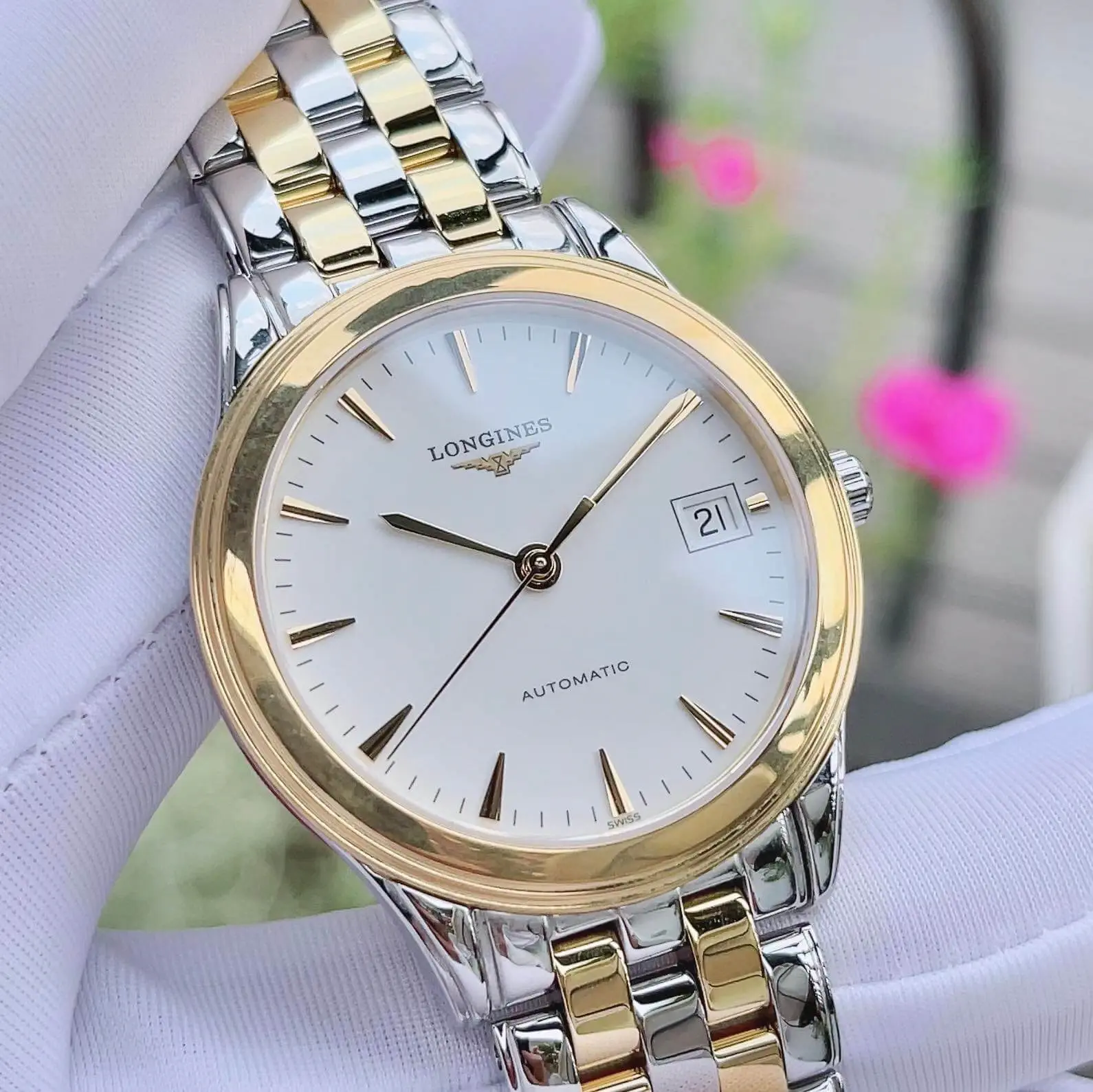 Đồng Hồ Longines Flagship L4.774.3.22.7 (L47743227) longines l47743227 l4 774 3 22 7 size 36