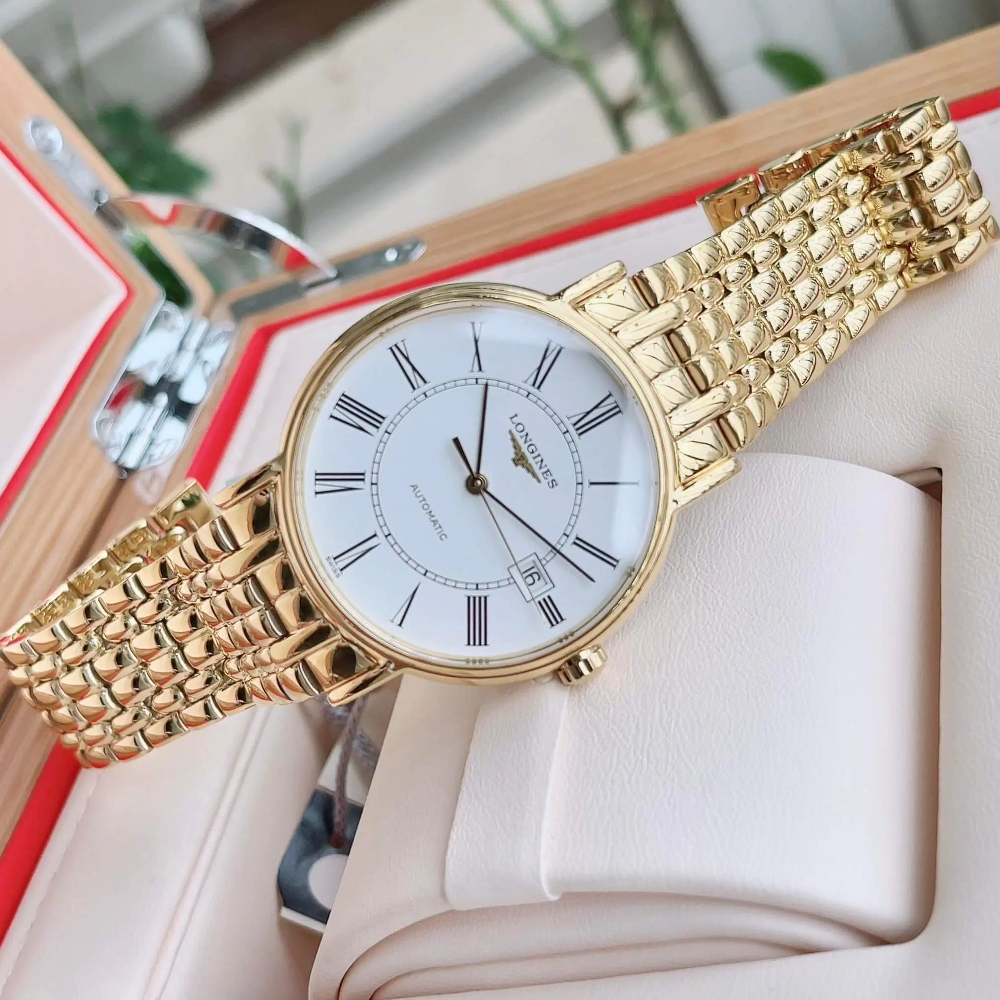 Đồng Hồ Longines Presence L4.921.2.11.8 ( L49212118 ) longines l49212118 l4 921 2 11 8 size 38 5