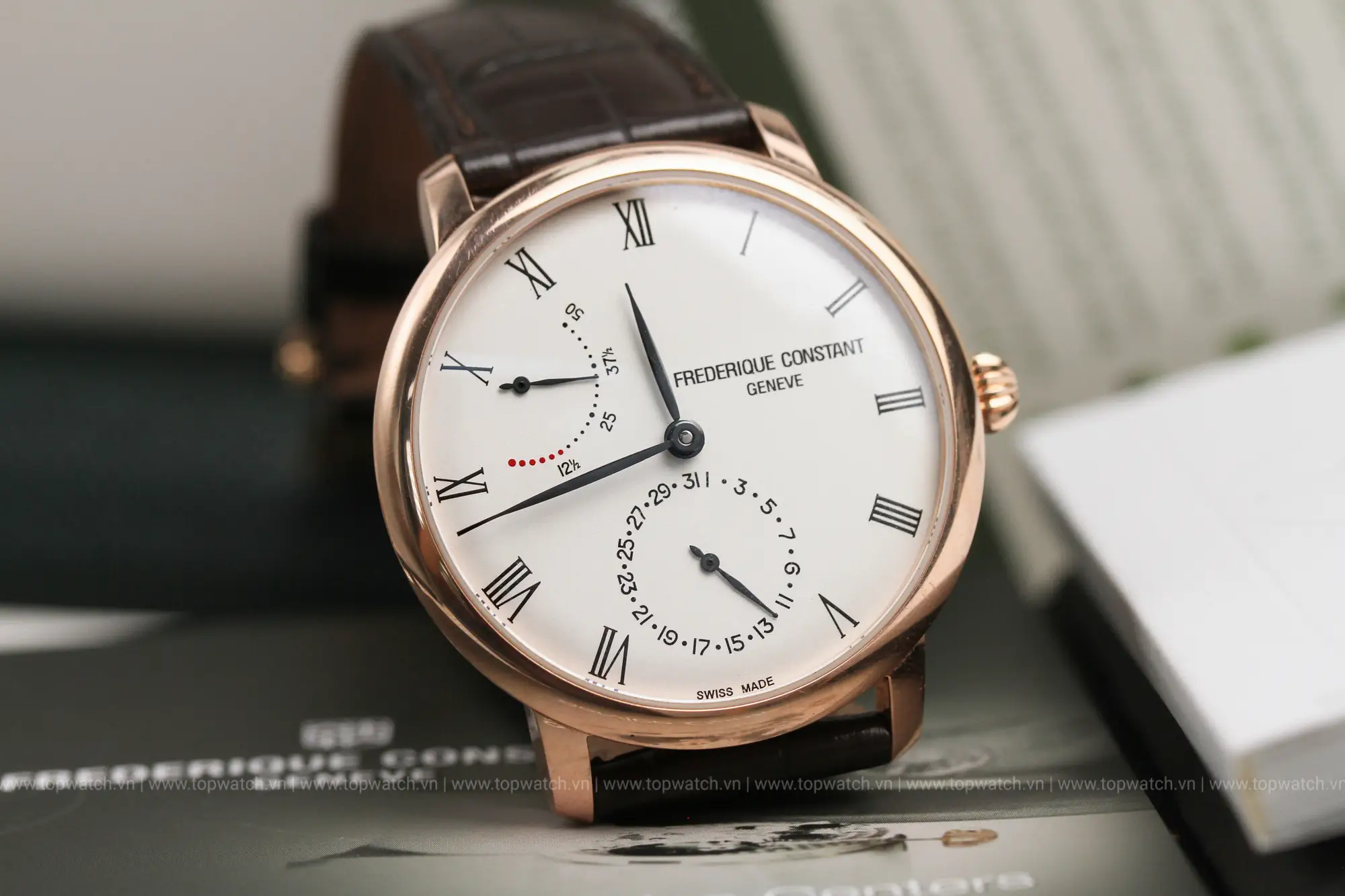 Đồng Hồ Frederique Constant Slimline Power Reserve FC-723WR3S4 Đồng Hồ Frederique Constant Slimline Power Reserve FC-723WR3S4 - Ảnh 3