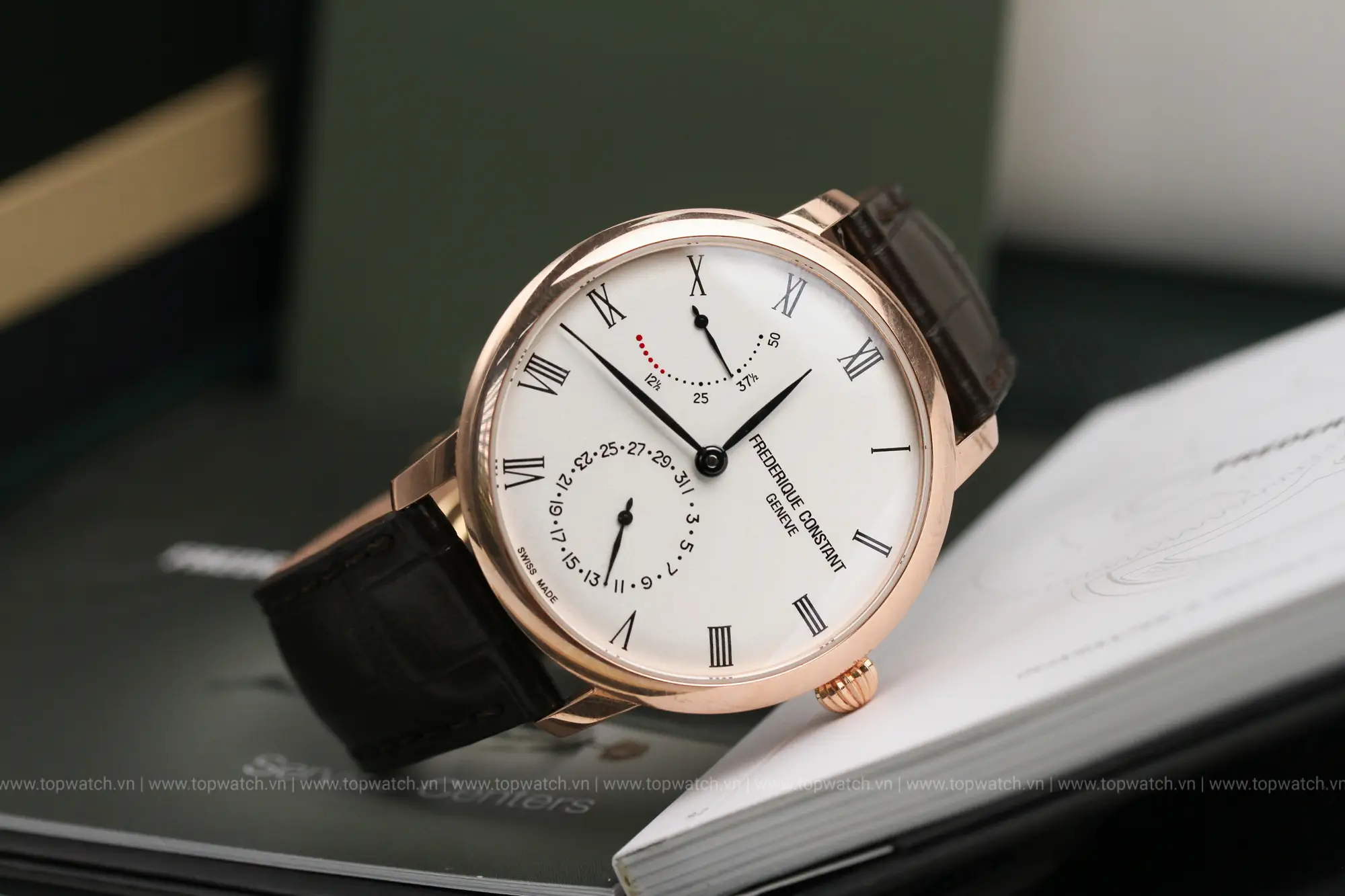Đồng Hồ Frederique Constant Slimline Power Reserve FC-723WR3S4 Đồng Hồ Frederique Constant Slimline Power Reserve FC-723WR3S4 - Ảnh 5