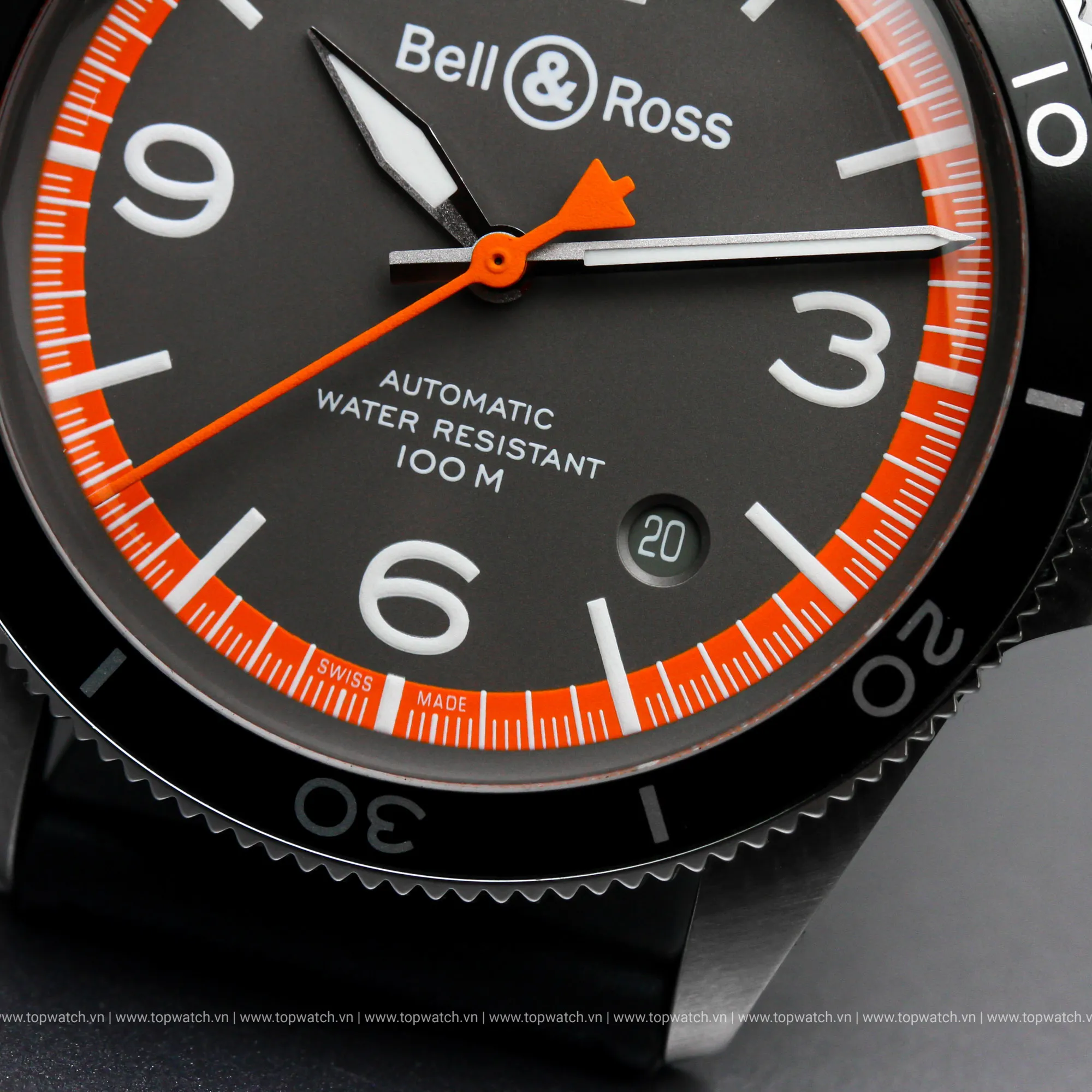 Đồng Hồ Bell & Ross Vintage V2-92 Garde Cotes BRV292-ORA-ST/SRB Đồng Hồ Bell & Ross Vintage V2-92 Garde Cotes BRV292-ORA-ST/SRB - Ảnh 5