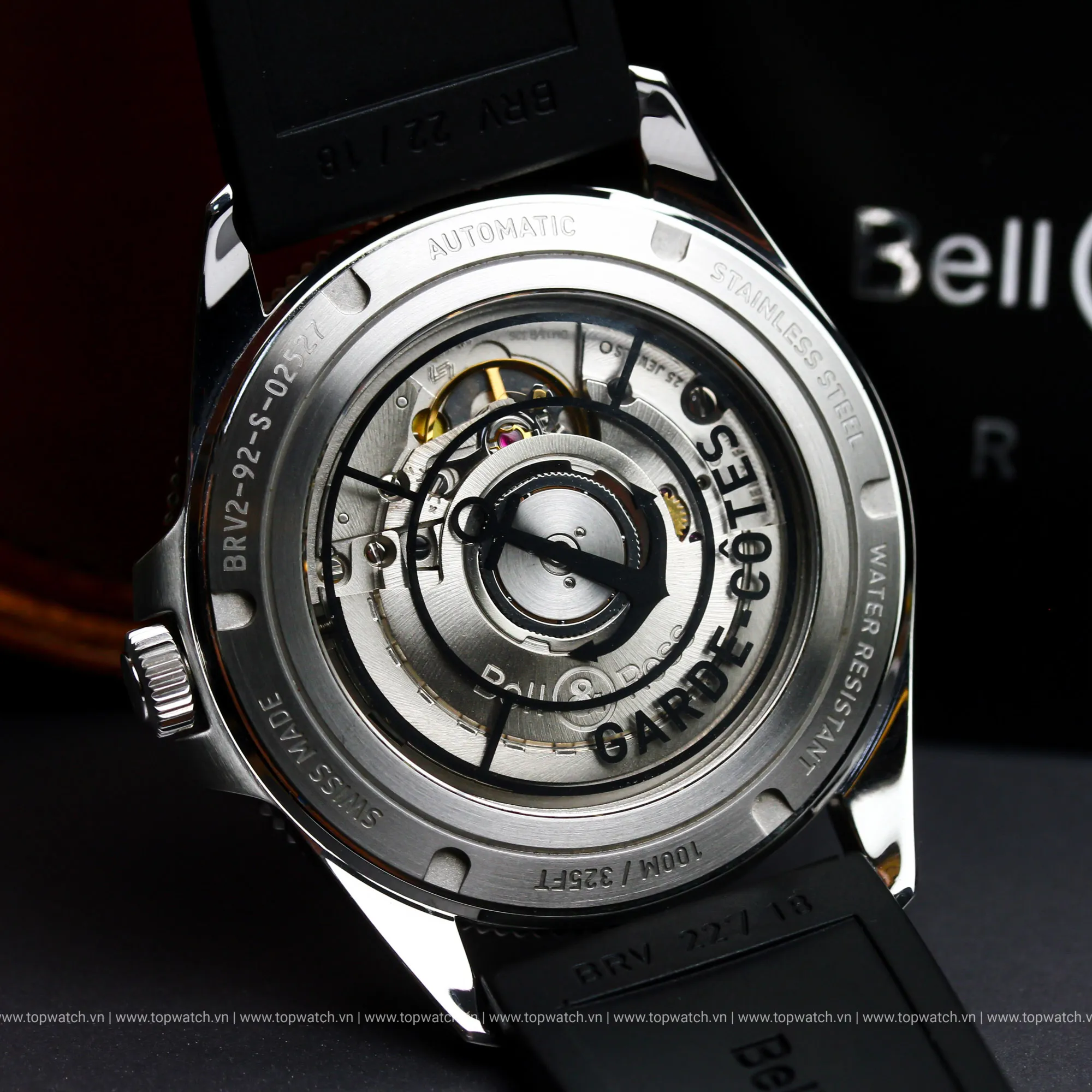 Đồng Hồ Bell & Ross Vintage V2-92 Garde Cotes BRV292-ORA-ST/SRB Đồng Hồ Bell & Ross Vintage V2-92 Garde Cotes BRV292-ORA-ST/SRB - Ảnh 7