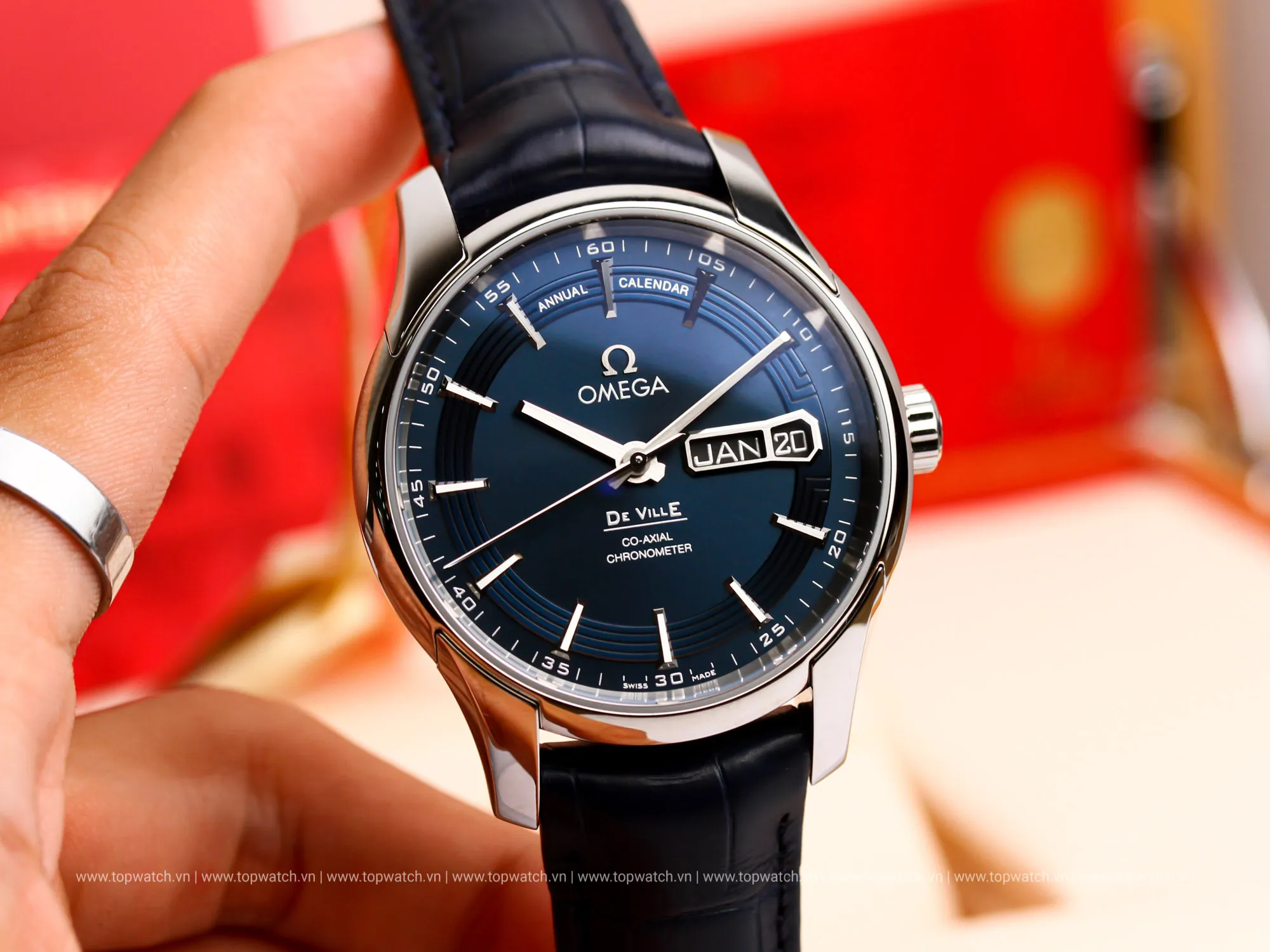 Đồng Hồ Omega De Ville Hour Vision Annual Calendar 431.33.41.22.03.001 (43133412203001) Đồng Hồ Omega De Ville Hour Vision Annual Calendar 431.33.41.22.03.001 (43133412203001) - Ảnh 6