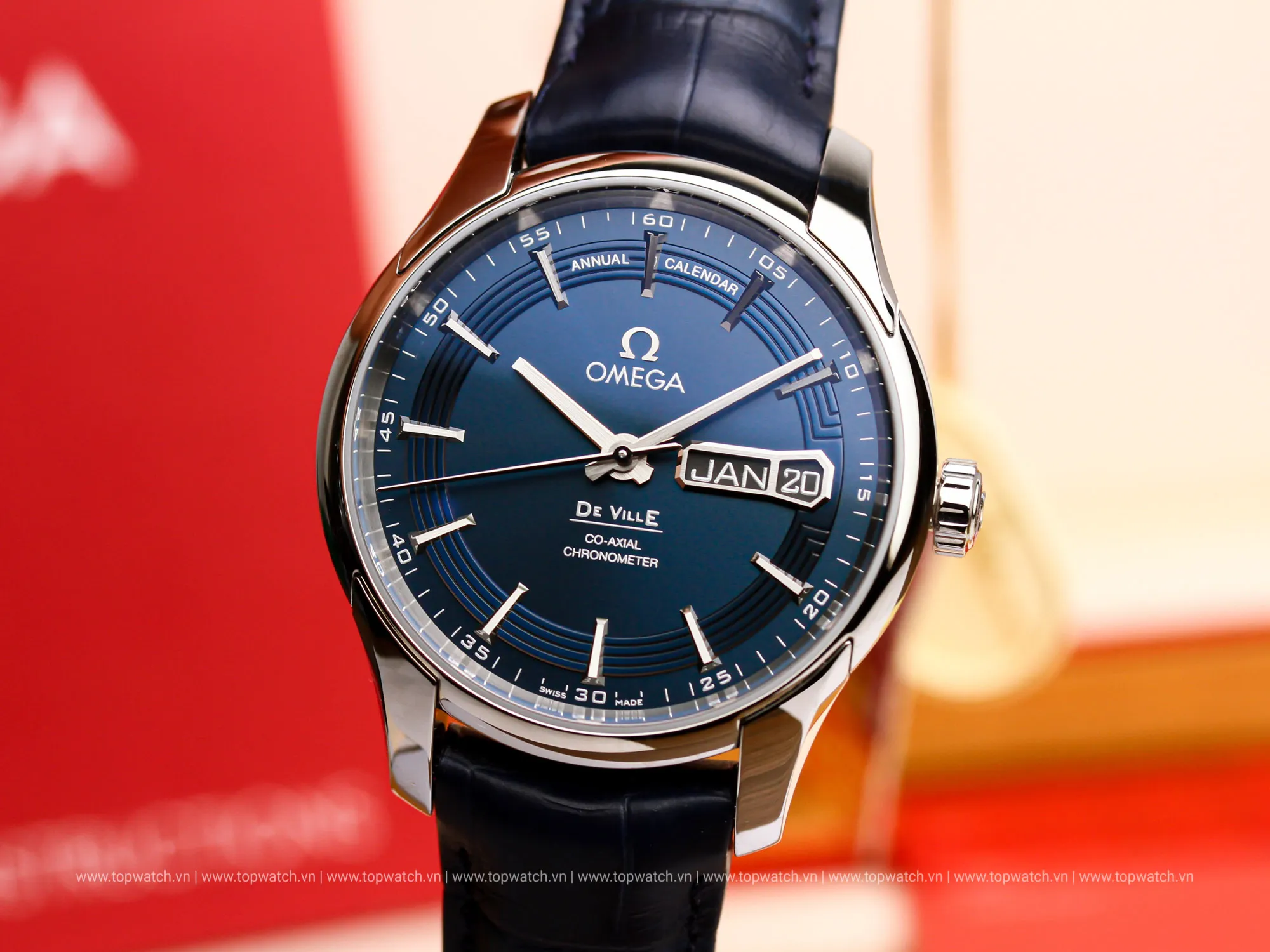 Đồng Hồ Omega De Ville Hour Vision Annual Calendar 431.33.41.22.03.001 (43133412203001) Đồng Hồ Omega De Ville Hour Vision Annual Calendar 431.33.41.22.03.001 (43133412203001) - Ảnh 5