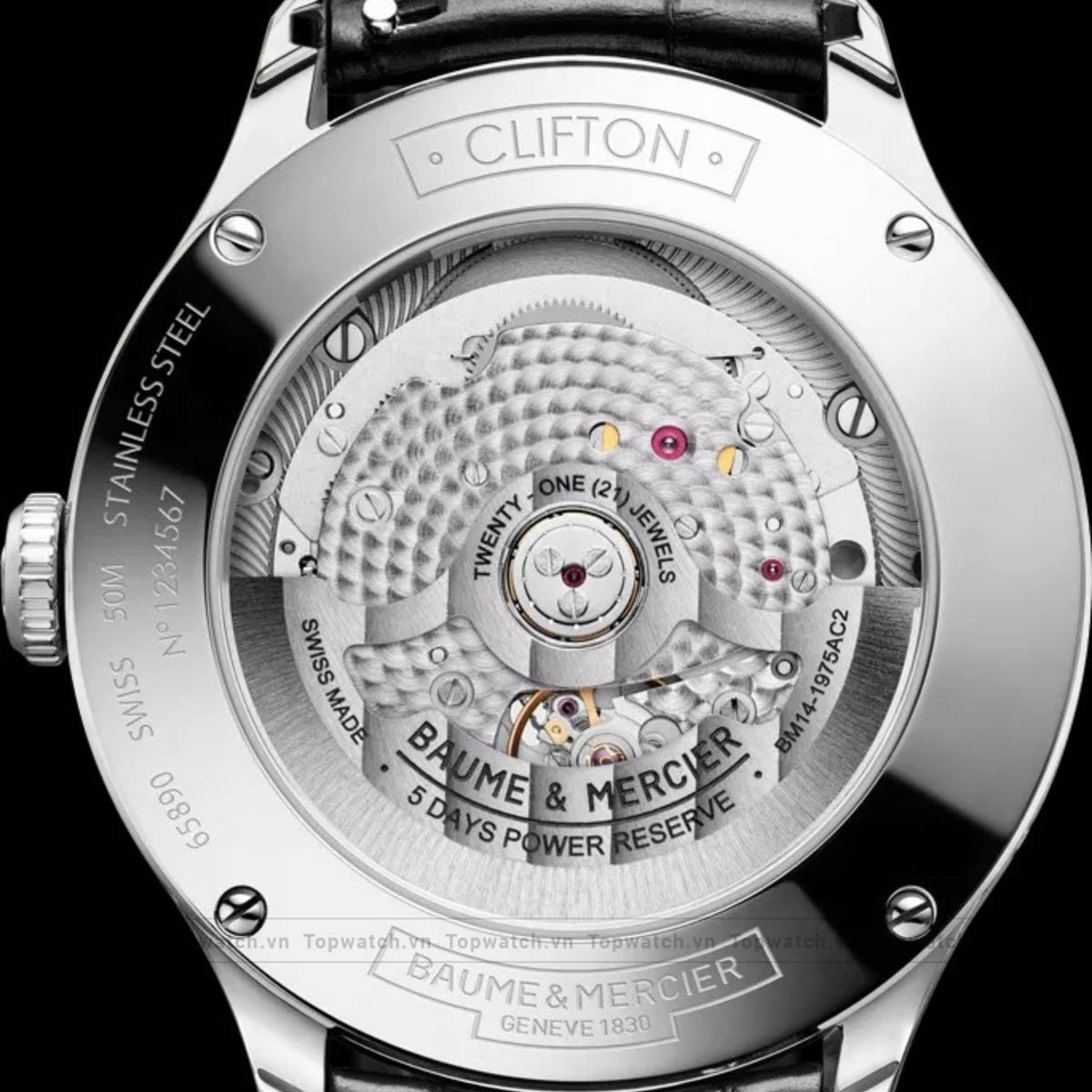 Baume & Mercier Clifton 10654 Automatic Moonphase 42mm Baume & Mercier Clifton 10654 Automatic Moonphase 42mm - Ảnh 2