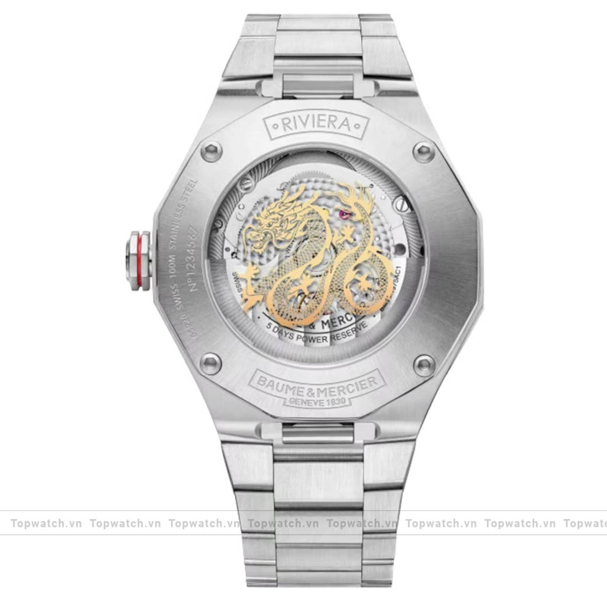 Baume & Mercier Riviera Dragon Edition Watch 43.06x36.47mm Baume & Mercier Riviera Dragon Edition Watch 43.06x36.47mm - Ảnh 2