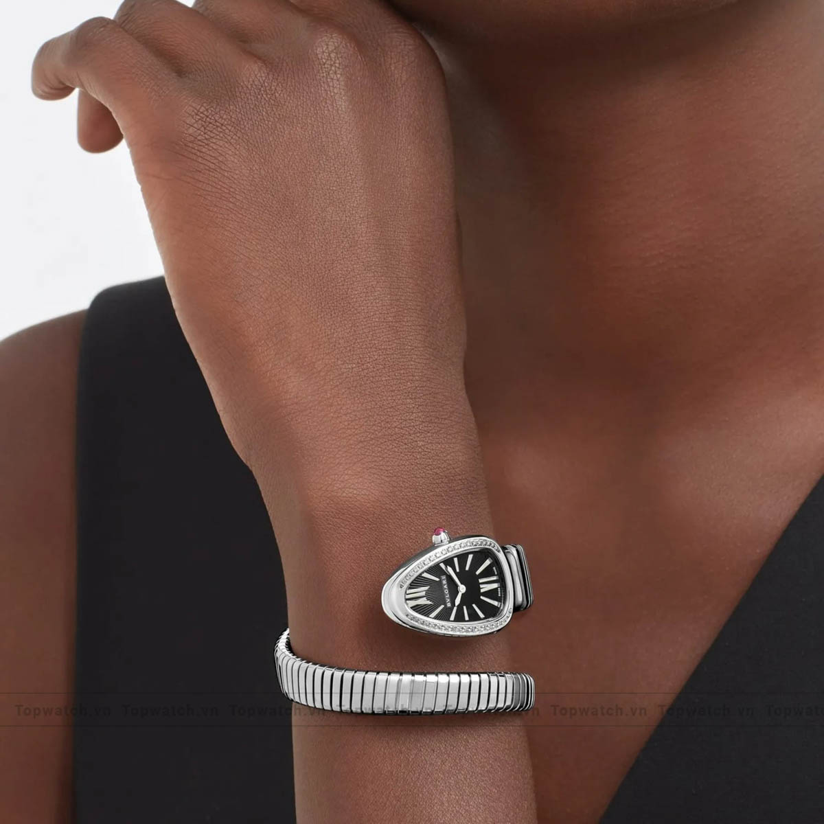 Bvlgari Serpenti Tubogas 103434 Watch 35mm Bvlgari Serpenti Tubogas 103434 Watch 35mm - Ảnh 2