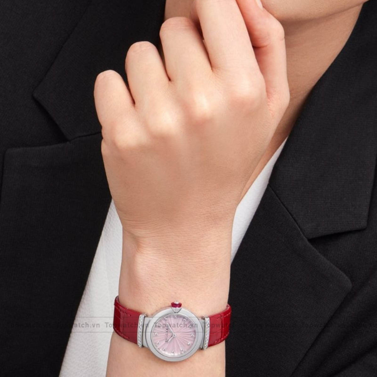 Bvlgari Lvcea 100449 Watch 28mm Bvlgari Lvcea 100449 Watch 28mm - Ảnh 2