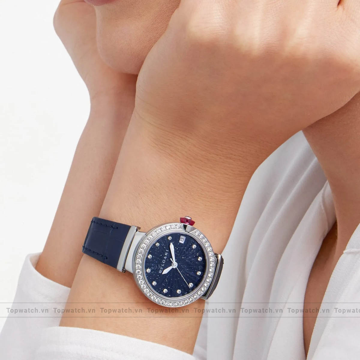 Bvlgari Lvcea 103620 Watch 33mm Bvlgari Lvcea 103620 Watch 33mm - Ảnh 2