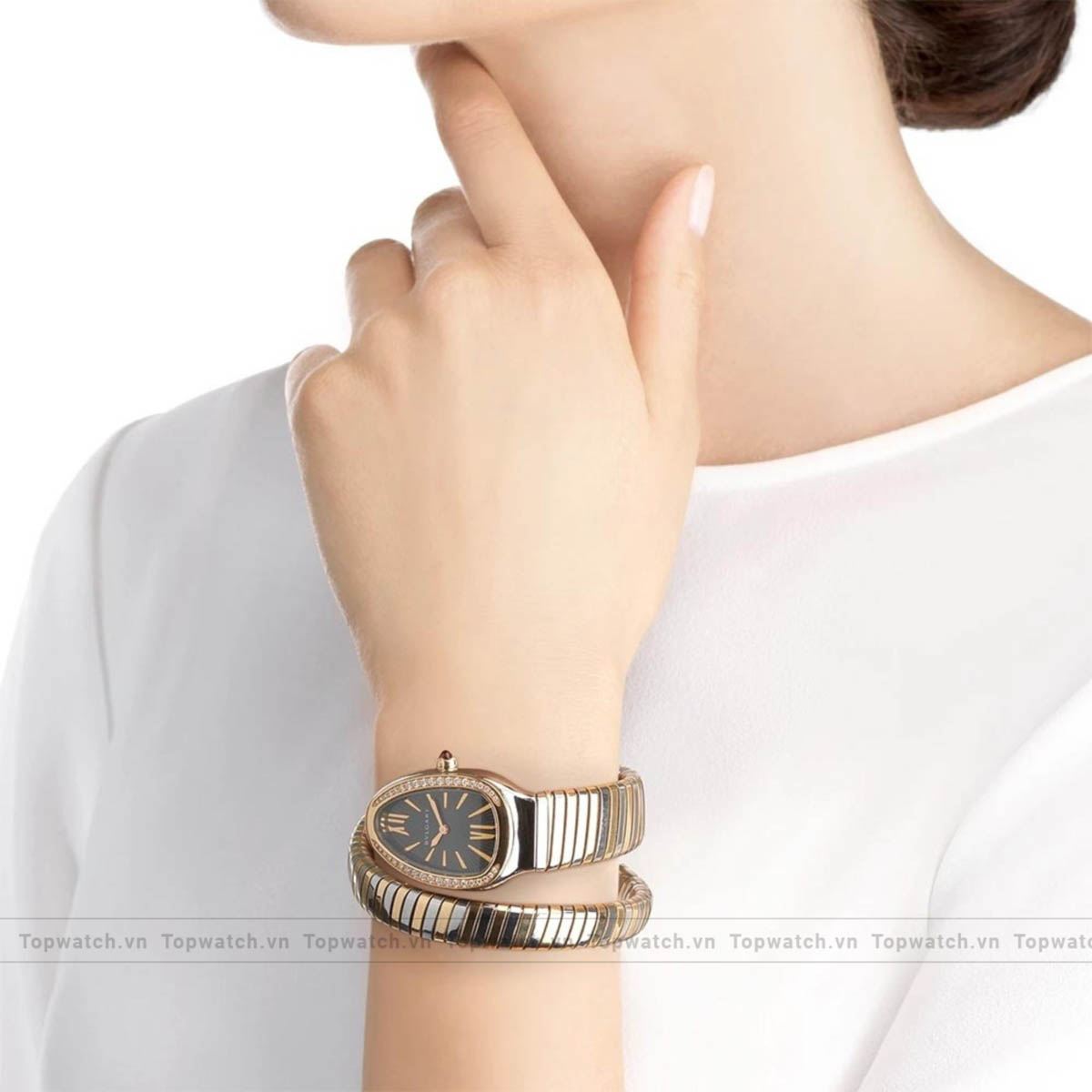 Bvlgari Serpenti 103071 Tubogas Watch 35mm Bvlgari Serpenti 103071 Tubogas Watch 35mm - Ảnh 2
