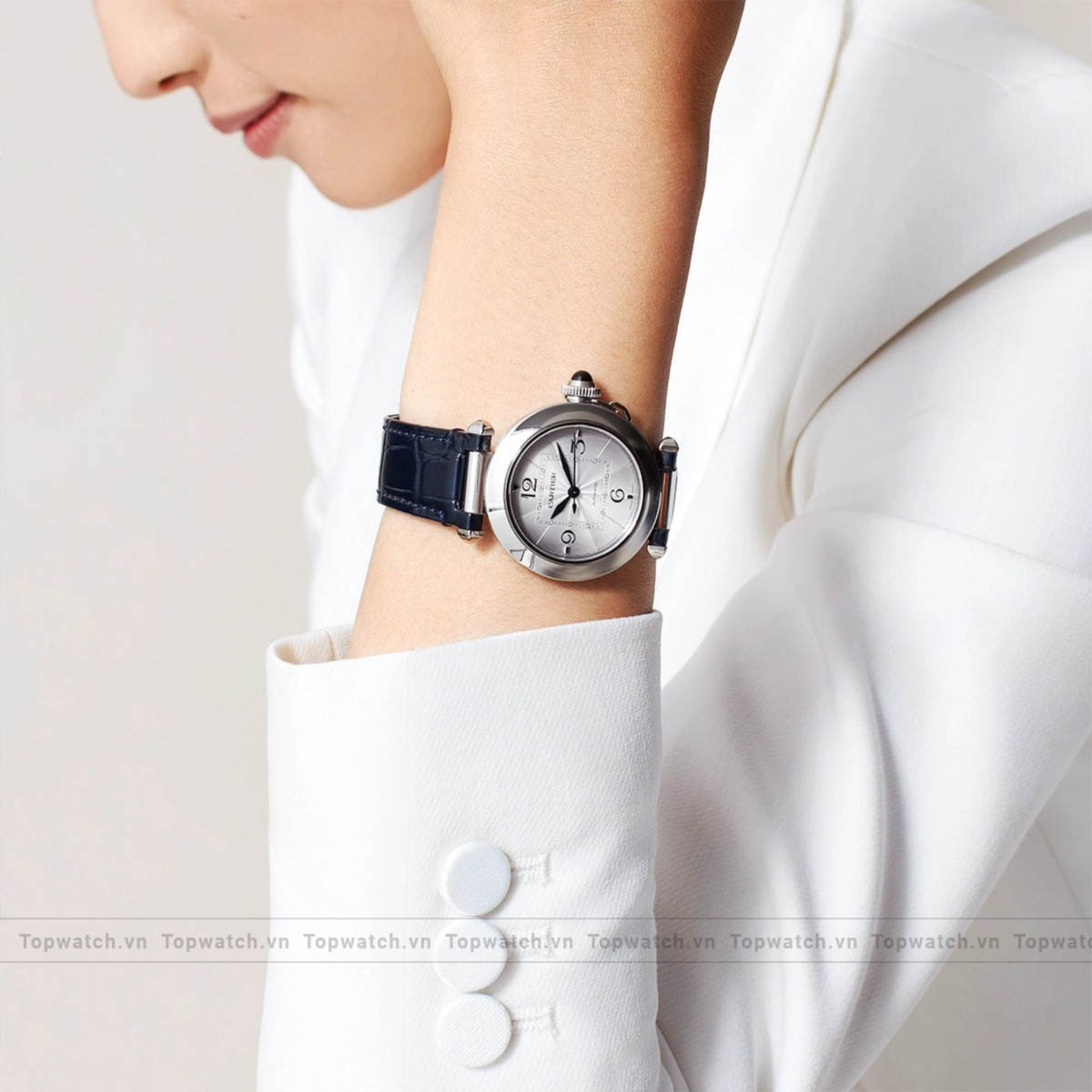 Cartier Pasha WSPA0012 Automatic Watch 35mm Cartier Pasha WSPA0012 Automatic Watch 35mm - Ảnh 2