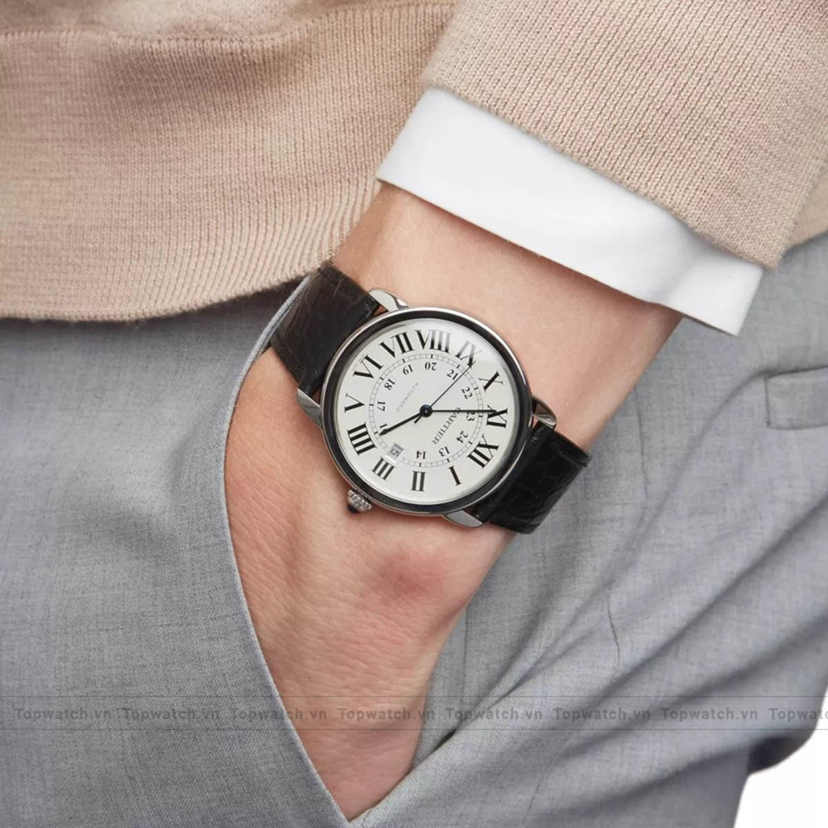 Cartier Ronde De Cartier W6701010 Automatic 42mm Cartier Ronde De Cartier W6701010 Automatic 42mm - Ảnh 2