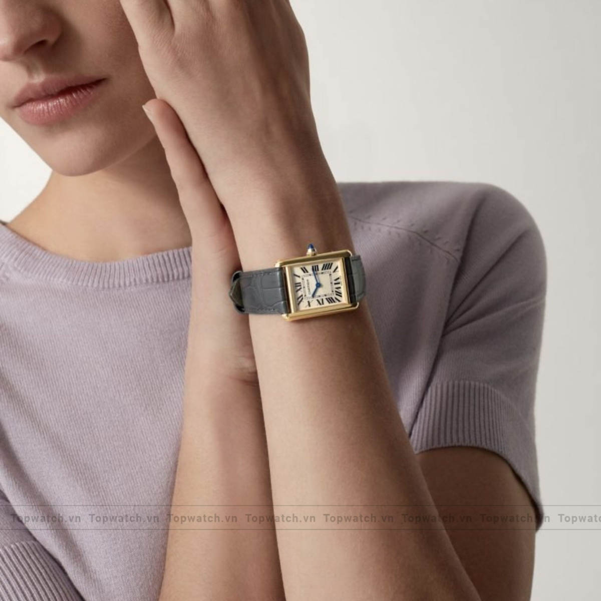 Cartier Tank Louis Cartier WGTA0067 Watch 33.7mmx25.5mm Cartier Tank Louis Cartier WGTA0067 Watch 33.7mmx25.5mm - Ảnh 2
