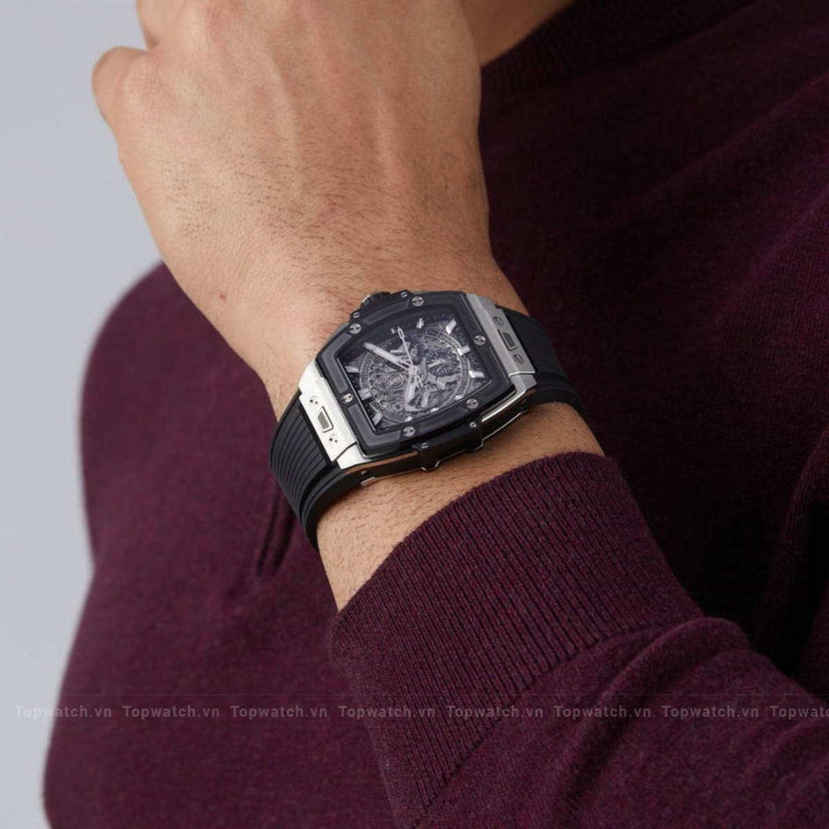 Hublot Spirit Of Big Bang 642.NM.0170.RX Titanium 42mm Hublot Spirit Of Big Bang 642.NM.0170.RX Titanium 42mm - Ảnh 5