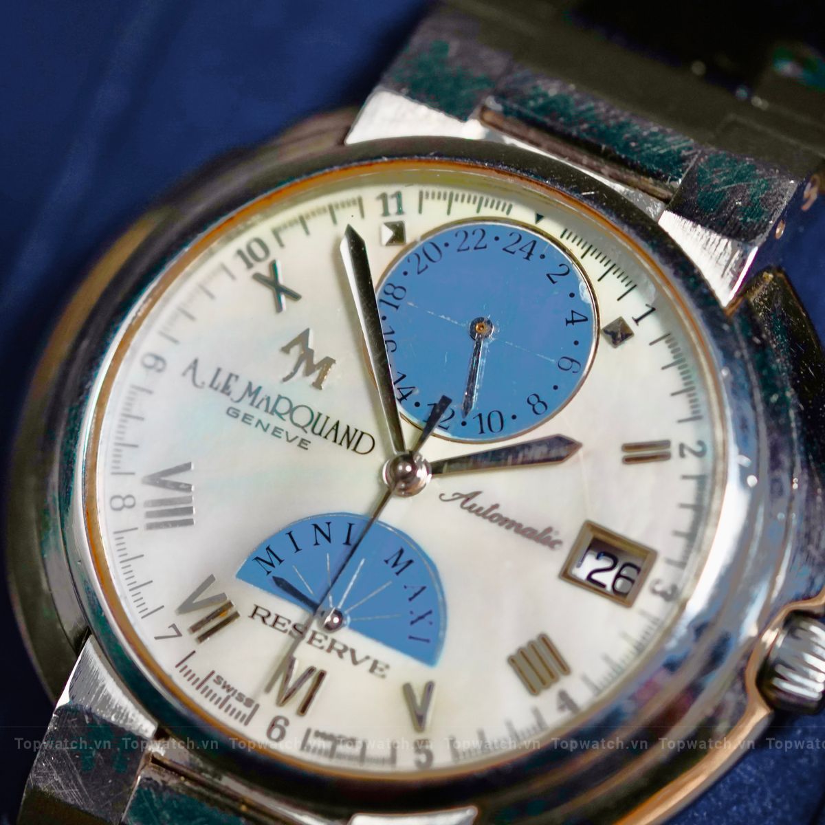 Đồng hồ A Le Marquand Diamond Power Reserve GMT Automatic Đồng hồ A Le Marquand Diamond Power Reserve GMT Automatic