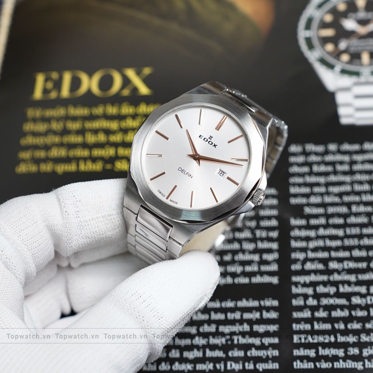 Đồng hồ Edox 80117-3M-AIN Đồng hồ Edox 80117-3M-AIN
