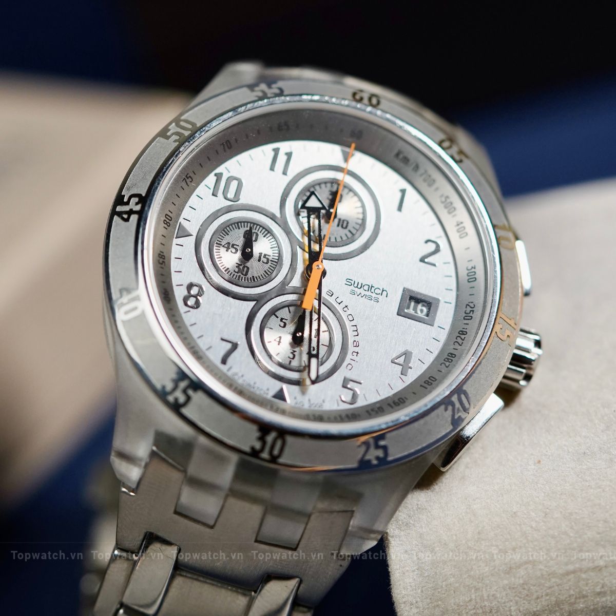 Đồng hồ Swatch Swiss automatic chronograph Đồng hồ Swatch Swiss automatic chronograph