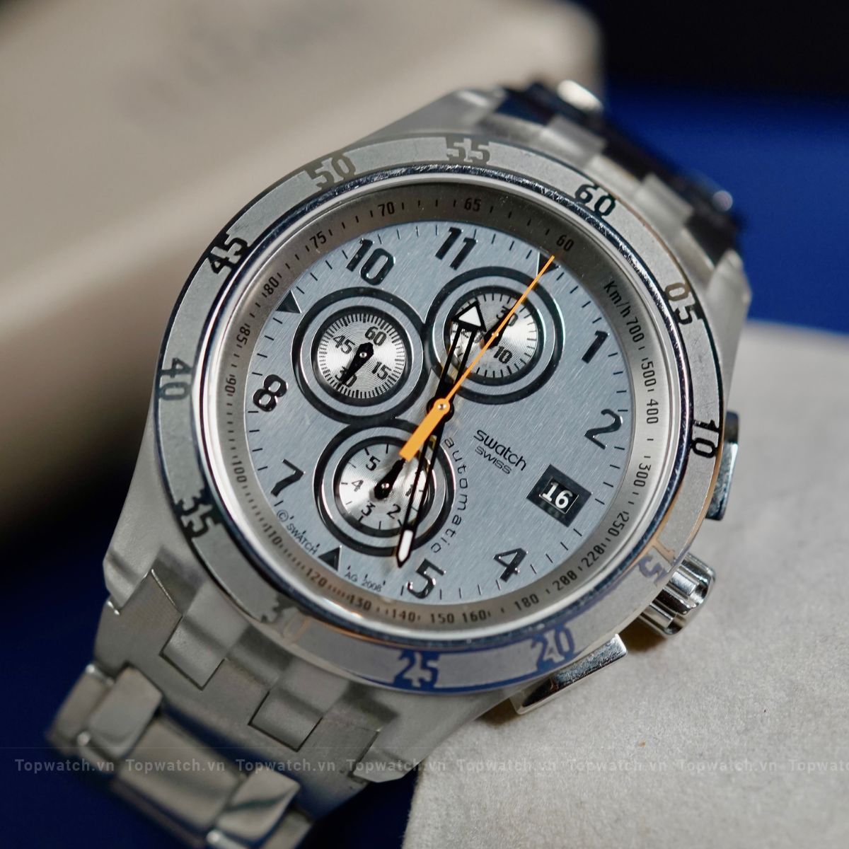 Đồng hồ Swatch Swiss automatic chronograph Đồng hồ Swatch Swiss automatic chronograph