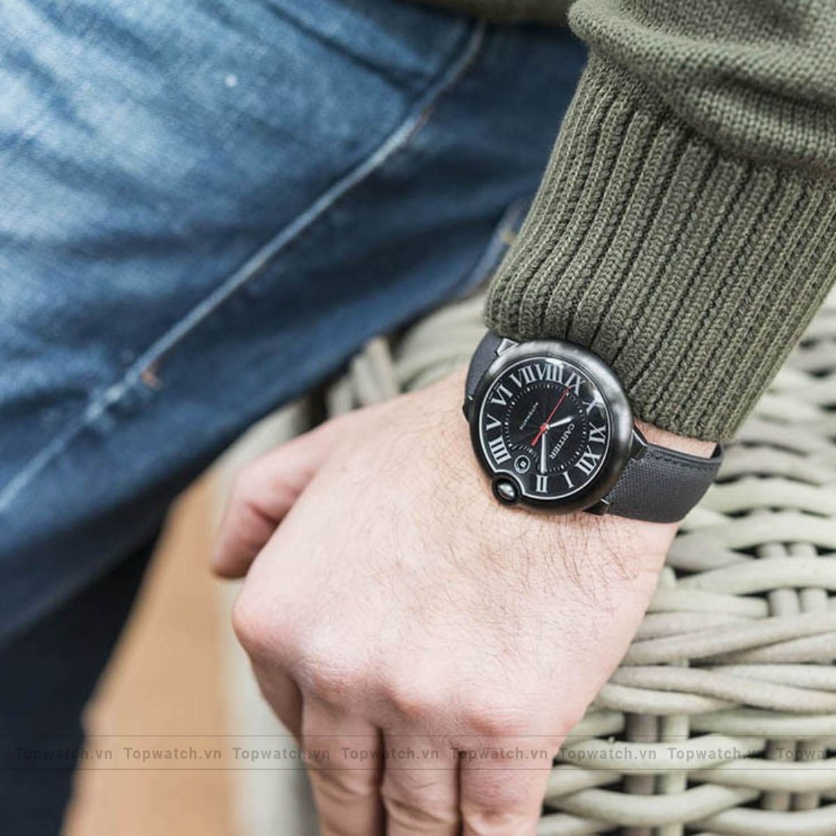 Cartier Ballon Bleu De Cartier WSBB0015 Carbon Watch 42mm Cartier Ballon Bleu De Cartier WSBB0015 Carbon Watch 42mm