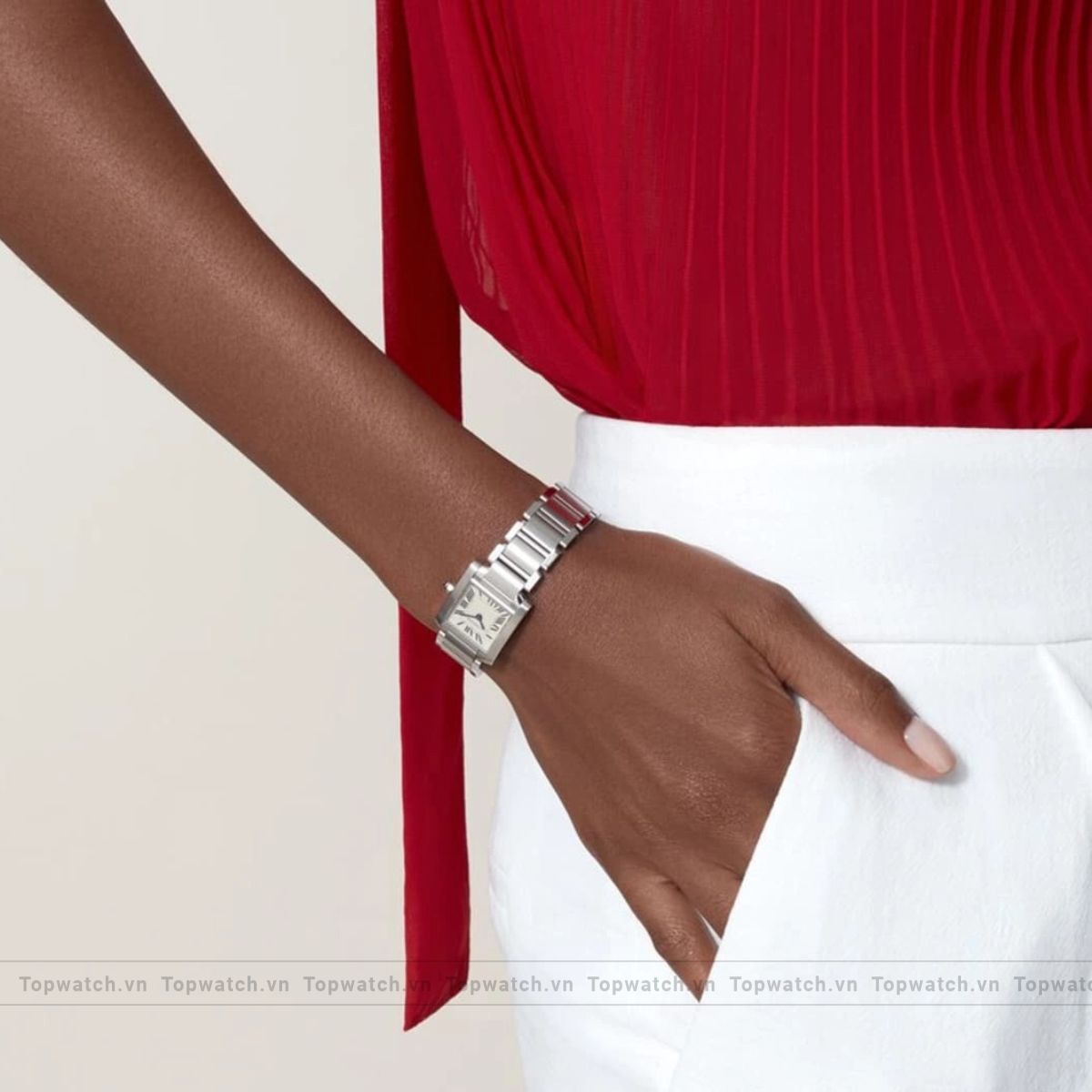 Cartier Tank W51008Q3 Watch 25.20x20.30mm Cartier Tank W51008Q3 Watch 25.20x20.30mm