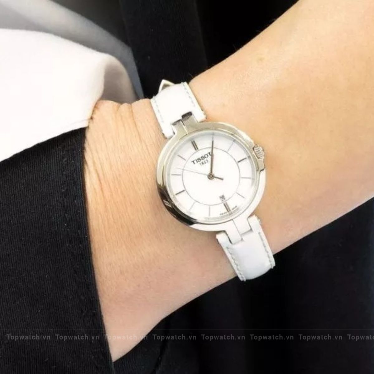 Tissot Flamingo T094.210.16.011.00 White Watch 26mm Tissot Flamingo T094.210.16.011.00 White Watch 26mm