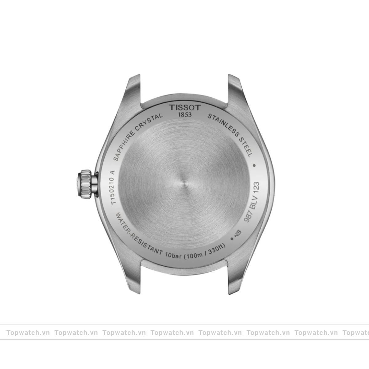 Tissot PR100 T150.210.11.116.00 Diamonds Silver-Tone Watch 34mm Tissot PR100 T150.210.11.116.00 Diamonds Silver-Tone Watch 34mm