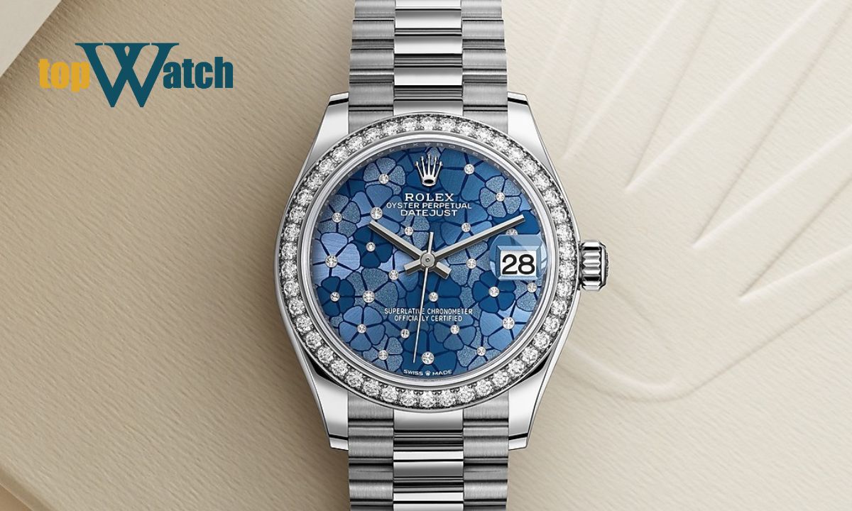 rolex mặt số hoa