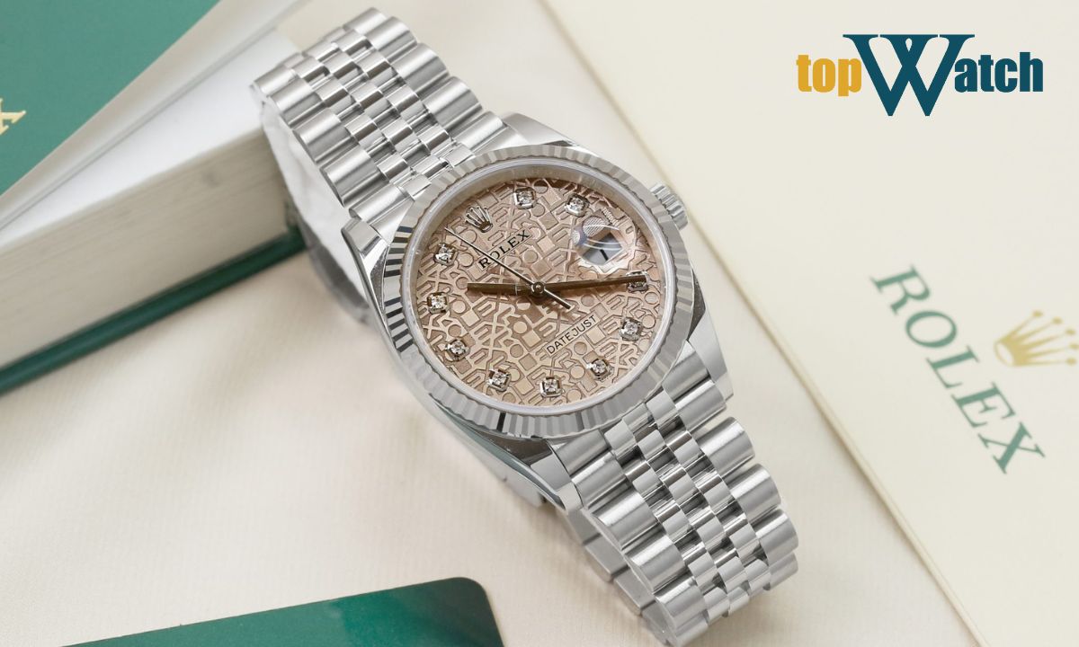 rolex mặt số vi tính