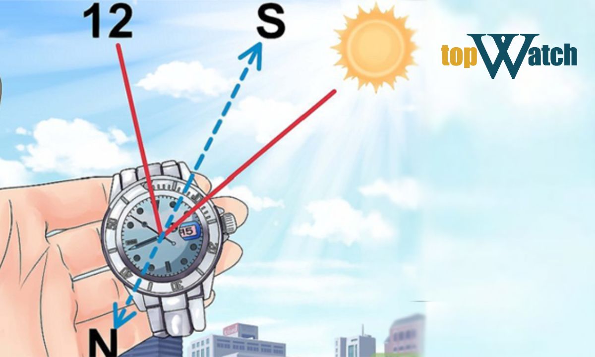 xác định bắc bán cầu bằng đồng hồ
