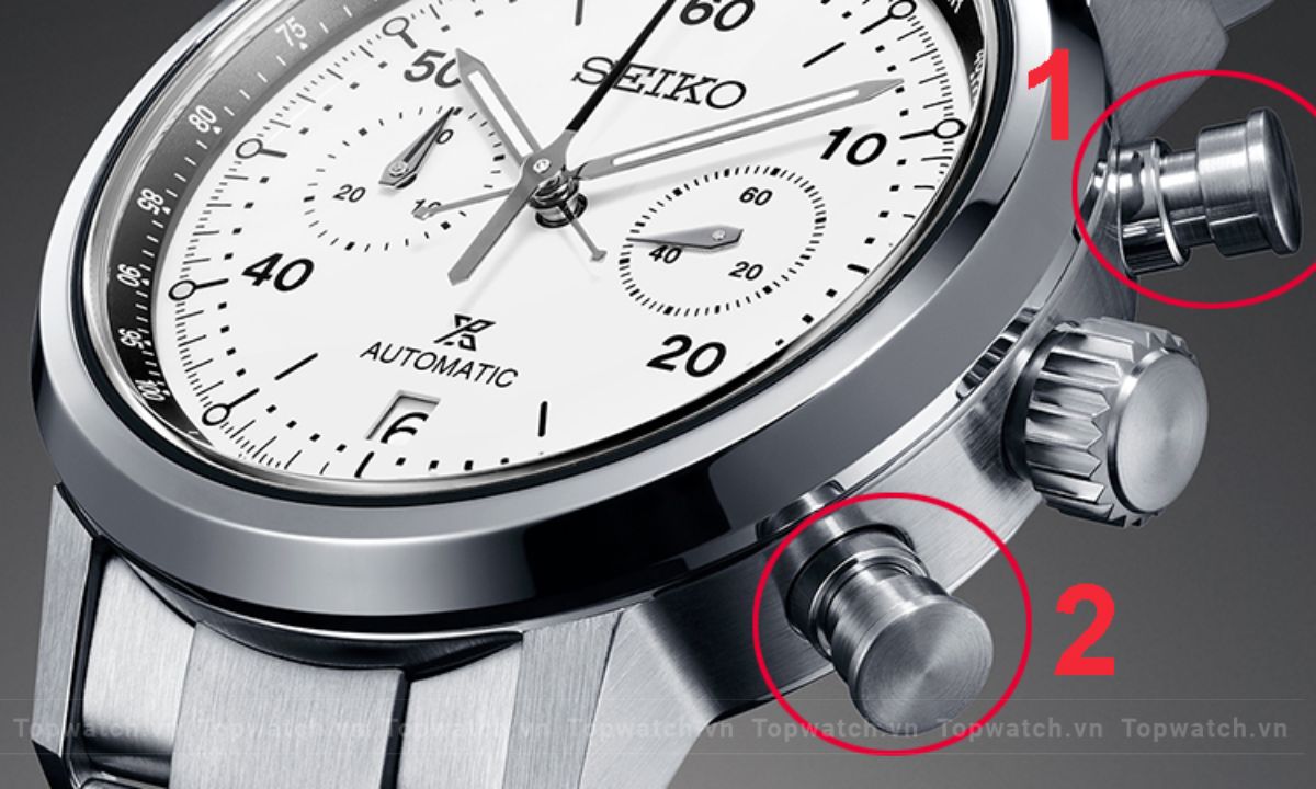 Mách bạn: Cách sử dụng đồng hồ Chronograph đơn giản nhất cách sử dụng chức năng bấm giờ