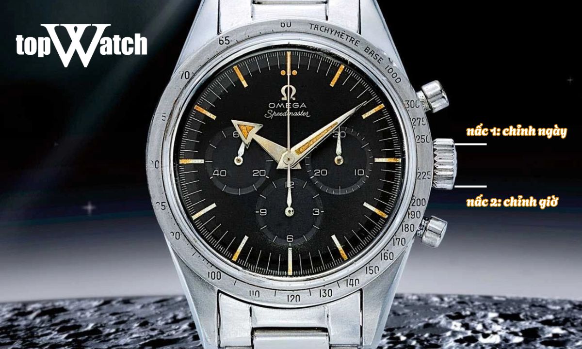 Mách bạn: Cách sử dụng đồng hồ Chronograph đơn giản nhất cách chỉnh ngày và giờ đồng hồ chronograph