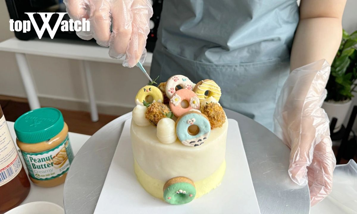 tặng bánh ngọt tự làm cho đàn ông 40 tuổi