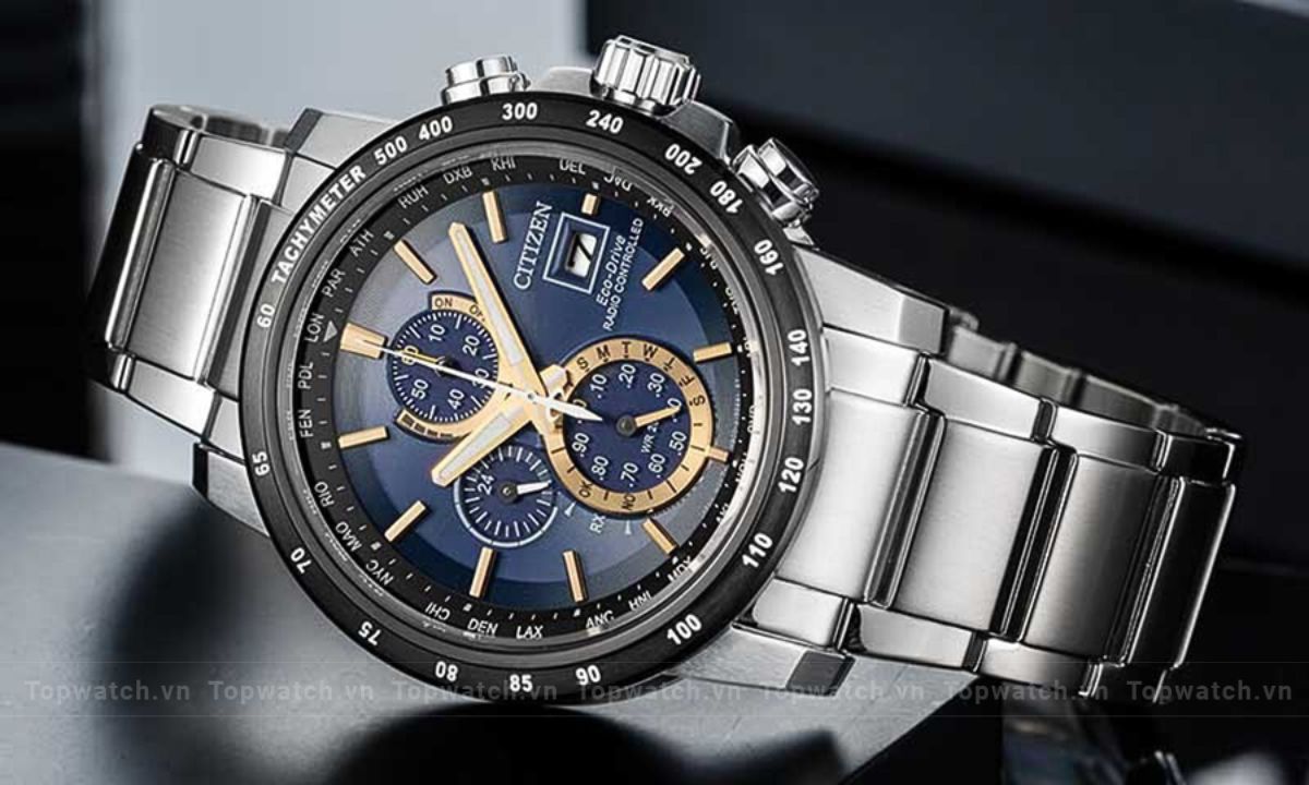 Đồng hồ Citizen của nước nào? Có tốt không? Đồng Hồ Citizen Eco Drive Radio Controlled AT8124-83M