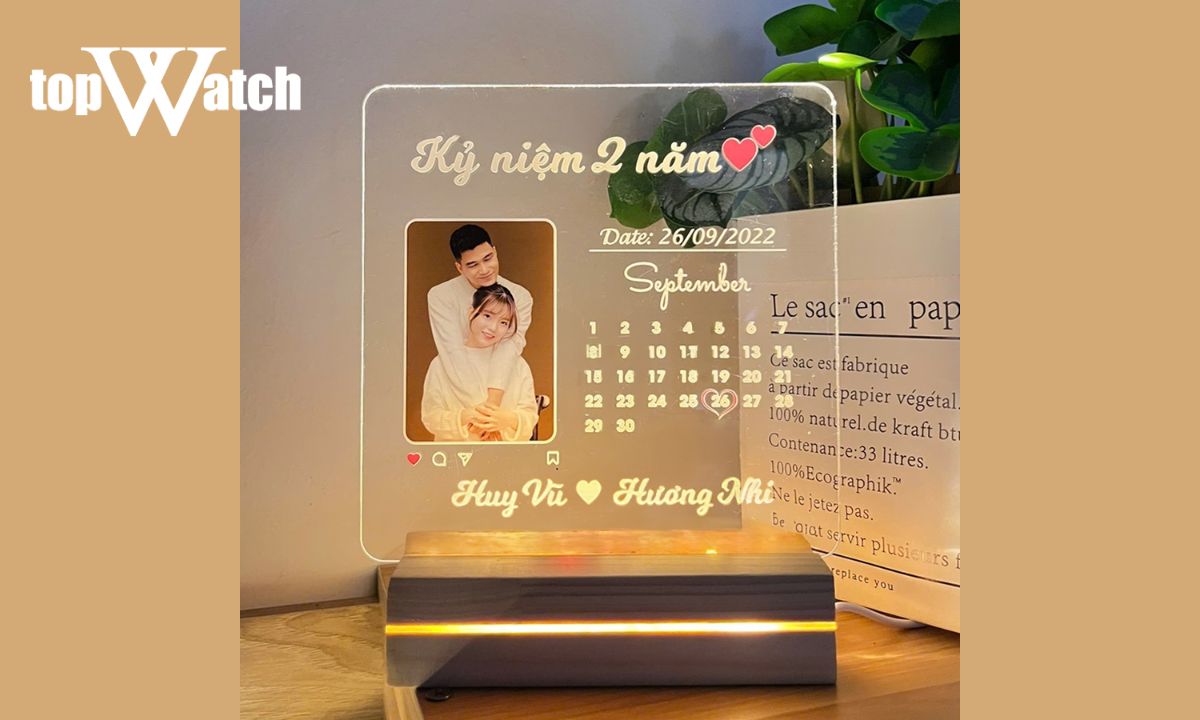 Kỷ niệm ngày cưới: Top 25 món quà ý nghĩa nhất cho vợ chồng tặng đèn ngủ