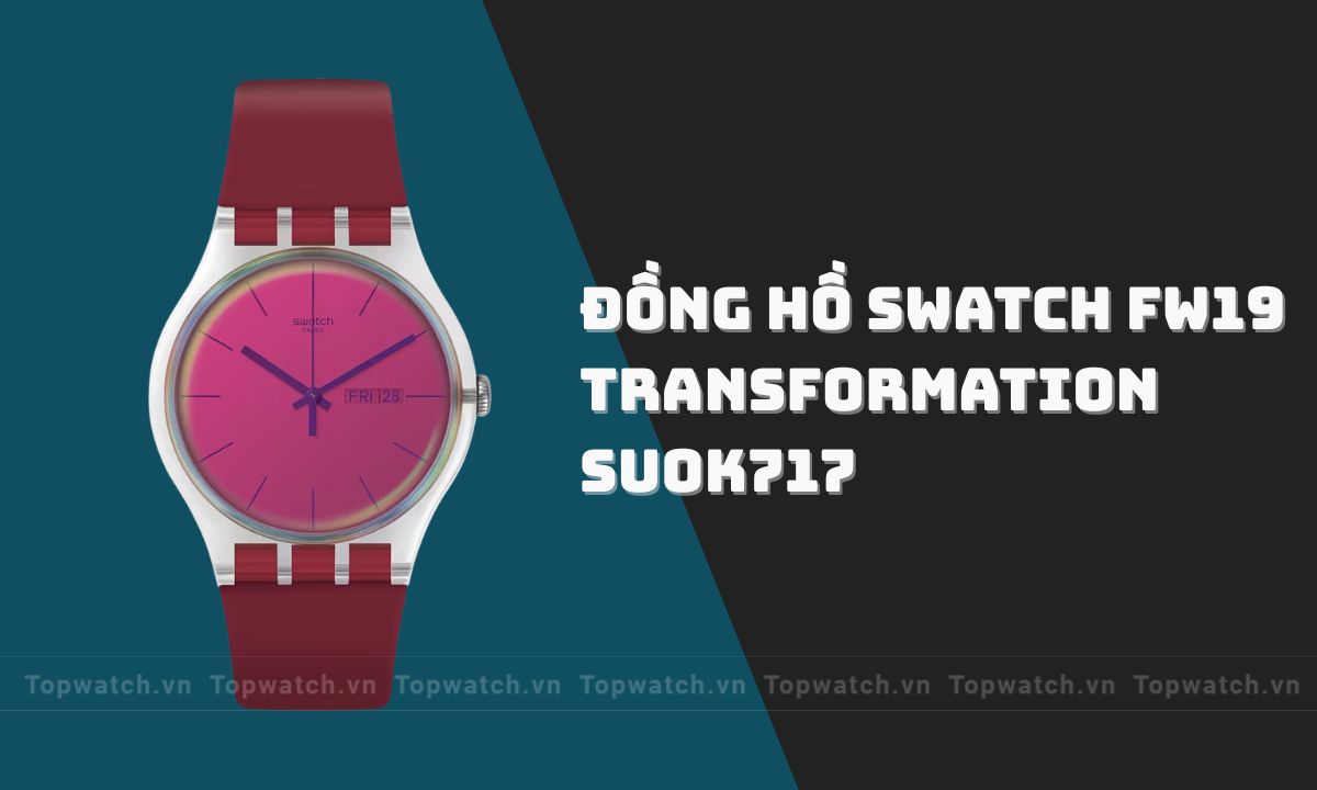 Đồng hồ Swatch nữ Swatch FW19 Transformation SUOK717
