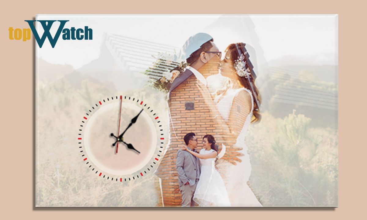 Kỷ niệm ngày cưới: Top 25 món quà ý nghĩa nhất cho vợ chồng tặng đồng hồ in ảnh cưới