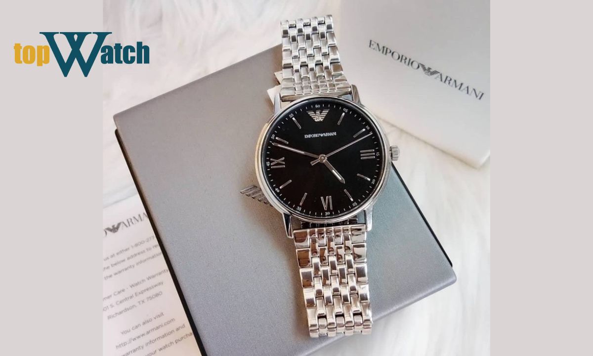 Cách nhận biết đồng hồ Armani chính hãng cực chuẩn và đơn giản Kiểm tra dây đeo Emporio Armani