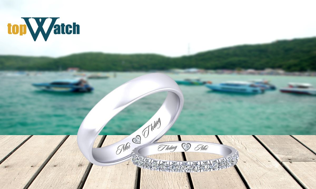 Kỷ niệm ngày cưới: Top 25 món quà ý nghĩa nhất cho vợ chồng Khắc tên hoặc ngày cưới lên nhẫn