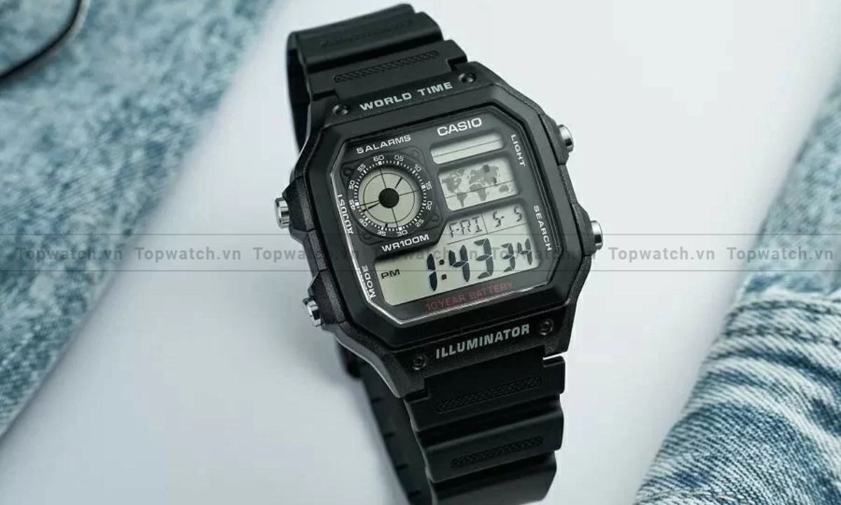 cách chỉnh đồng hồ casio điện tử 4 nút